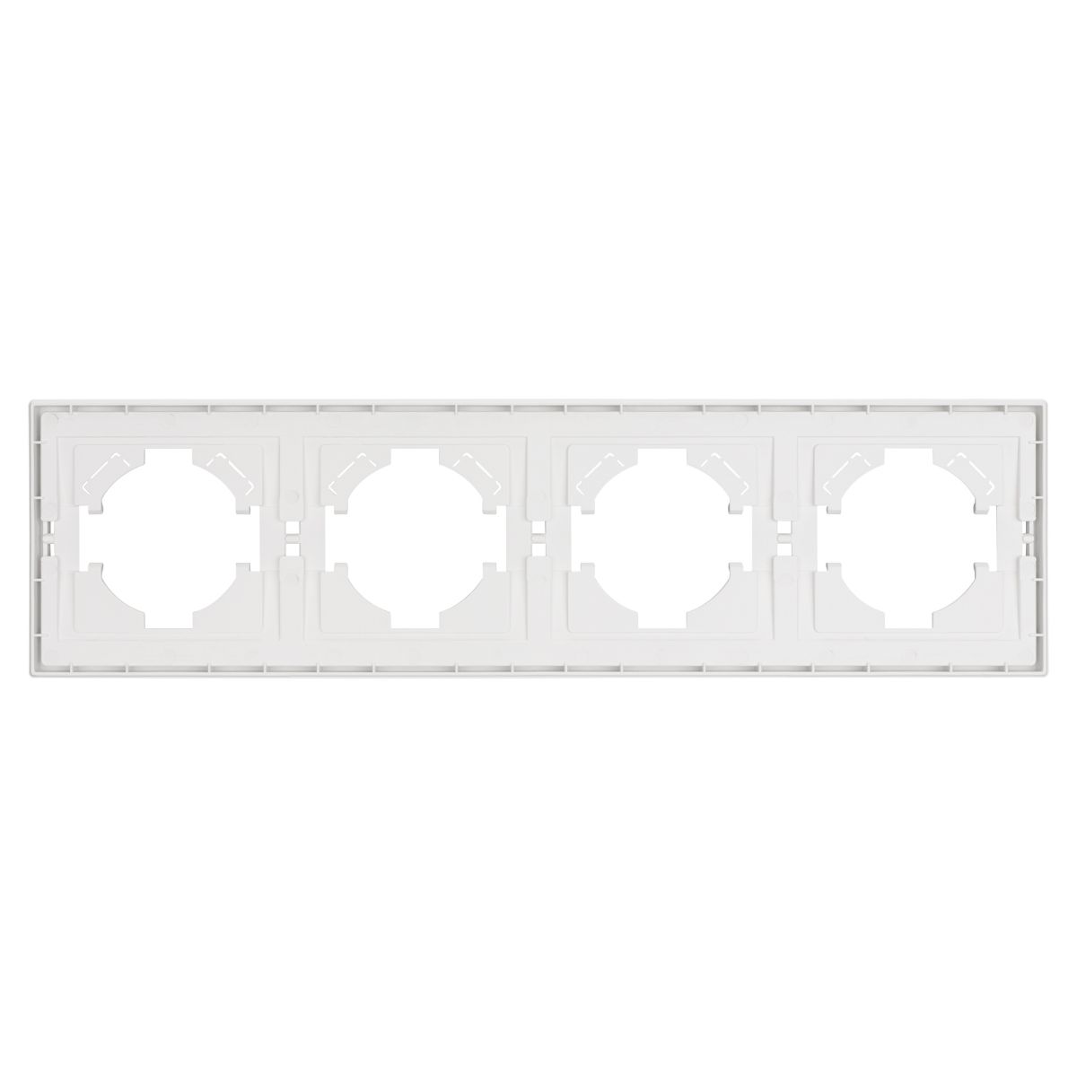 Рамка пластиковая на 4 поста Arlight FRM-TENDO-SFPL-4-WH 054656