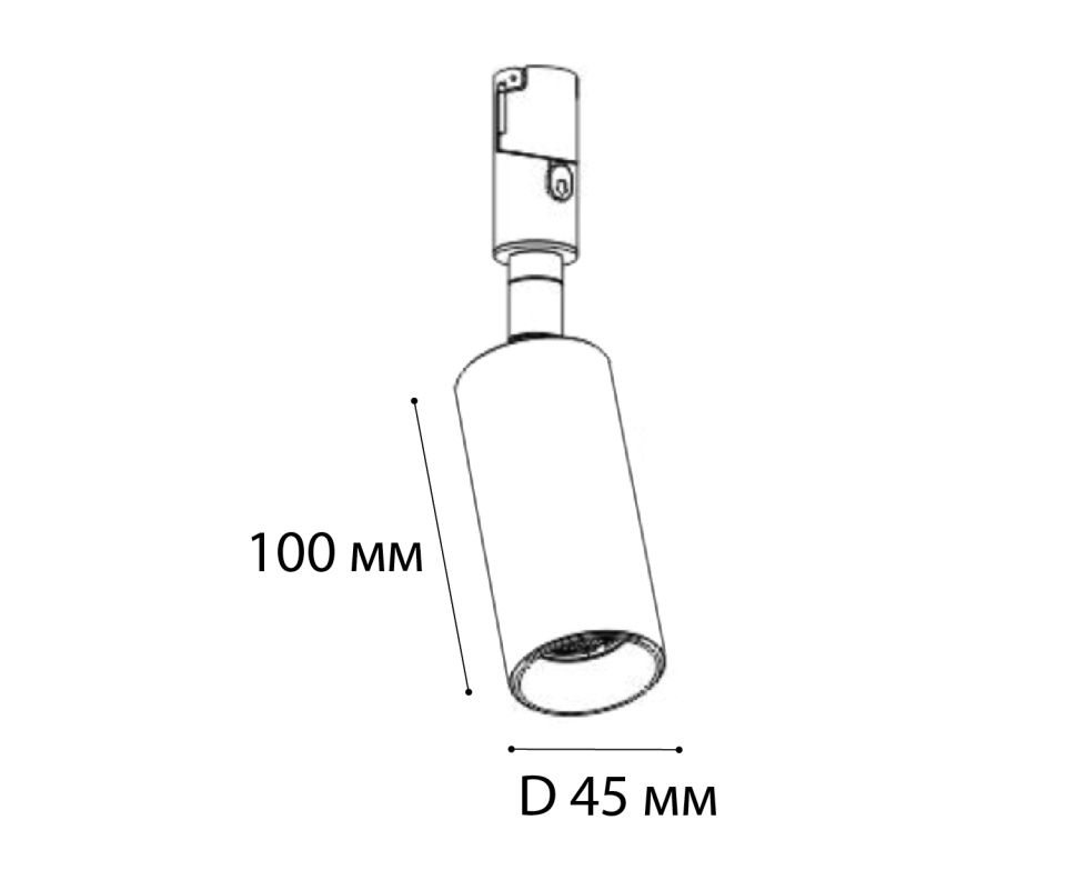 Трековый светильник Italline Fantom IT010-4018 gold 3000K