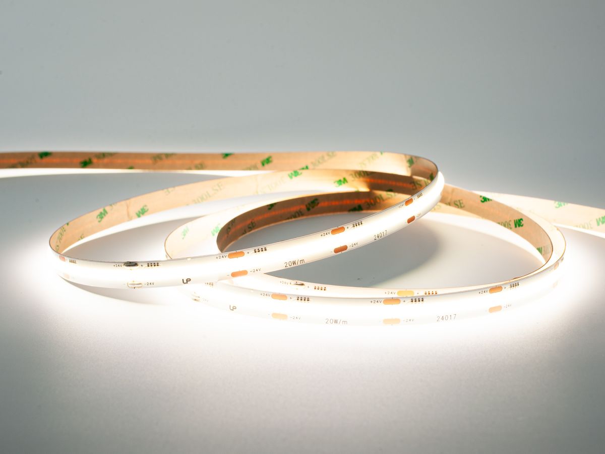 Светодиодная лента LEDS POWER COB 546/м (20Вт/м) 24В нейтральная 007922