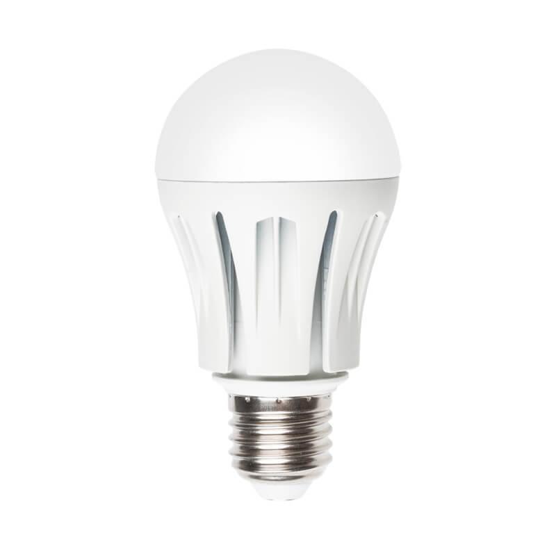 Лампа светодиодная (08131) Uniel E27 9W 3000K матовая LED-A60-9W/WW/E27/FR ALM01WH