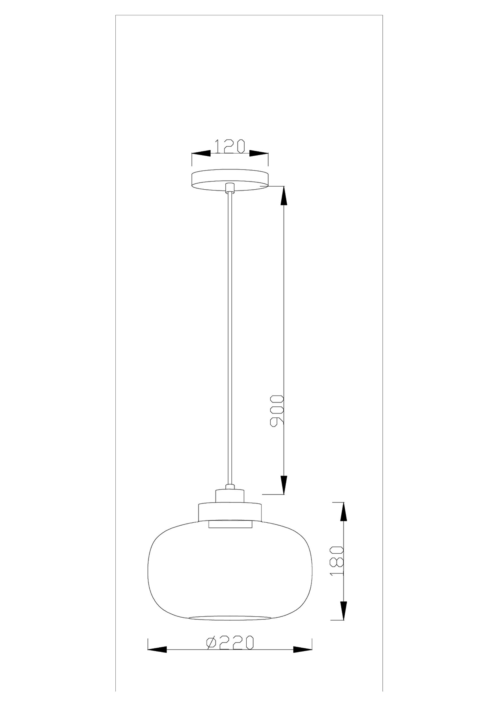 Подвесной светодиодный светильник Moderli Clear V2070-P