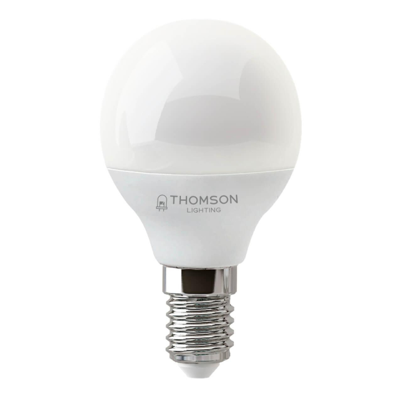 Лампа светодиодная Thomson E14 8W 6500K шар матовый TH-B2316