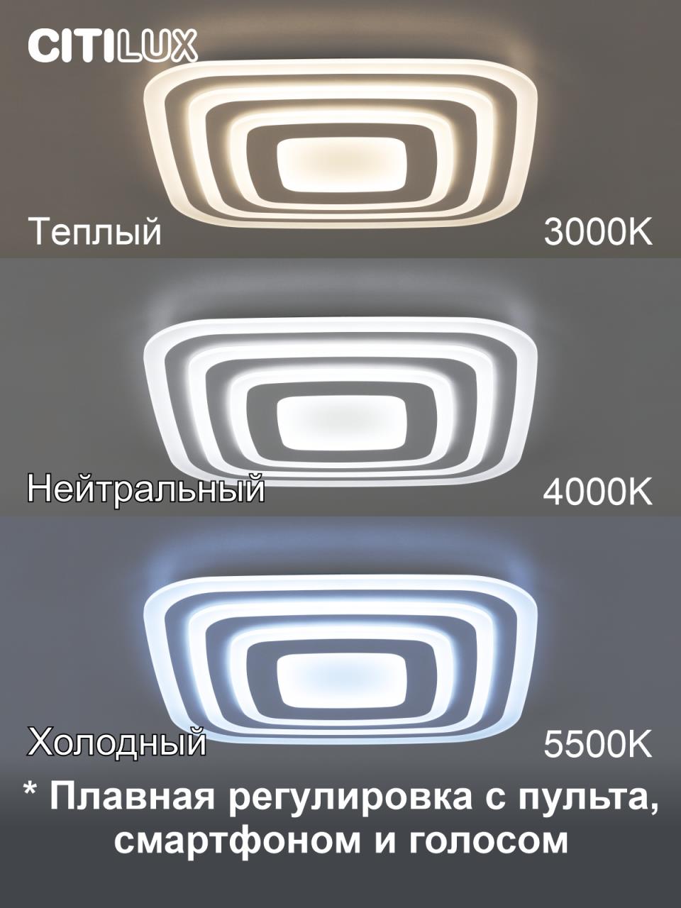 Потолочный светильник Citilux Триест Смарт CL737A100E в Москве
