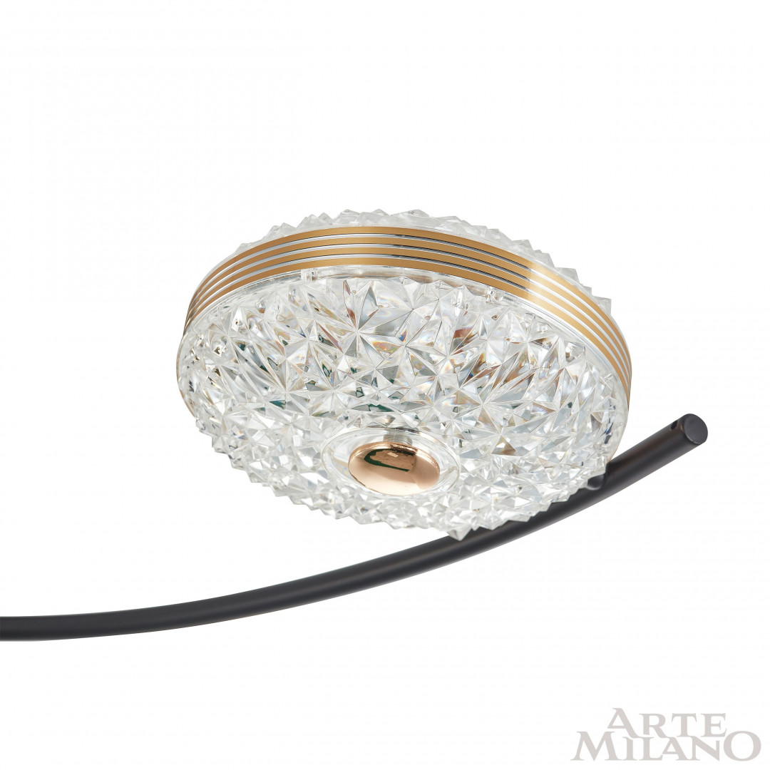 Потолочная люстра Arte Milano Ferrara 279169/4+4 BK/GD