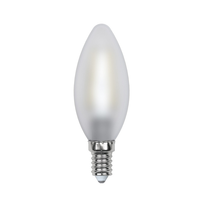 

Лампа светодиодная (UL-00000305) E14 6W 3000K матовая LED-C35-6W/WW/E14/FR PLS02WH