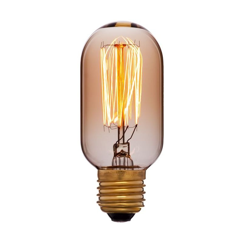 Лампа накаливания Sun Lumen E27 40W золотая 051-934