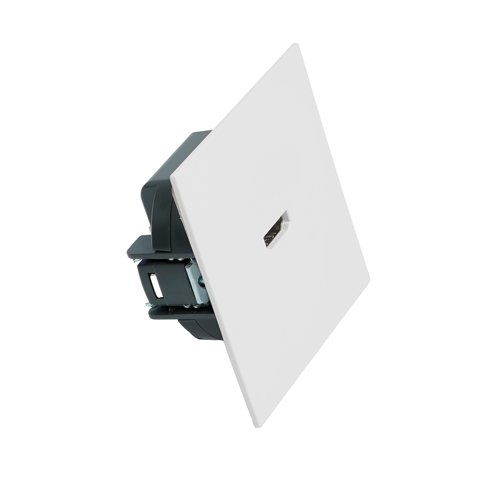 Розетка HDMI 2.0 Type A Stekker Мия RST00-3118-01 белая магнолия 50827