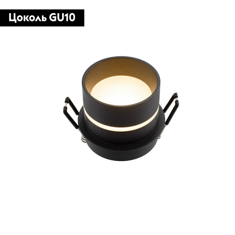 Влагозащищенный светильник Denkirs DK2404-BK