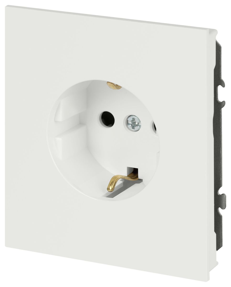 Розетка Эра Arktik 16-2102-08 с заземлением 2P+E Schuko со шторками 16А-250В белый матовый Б0070431