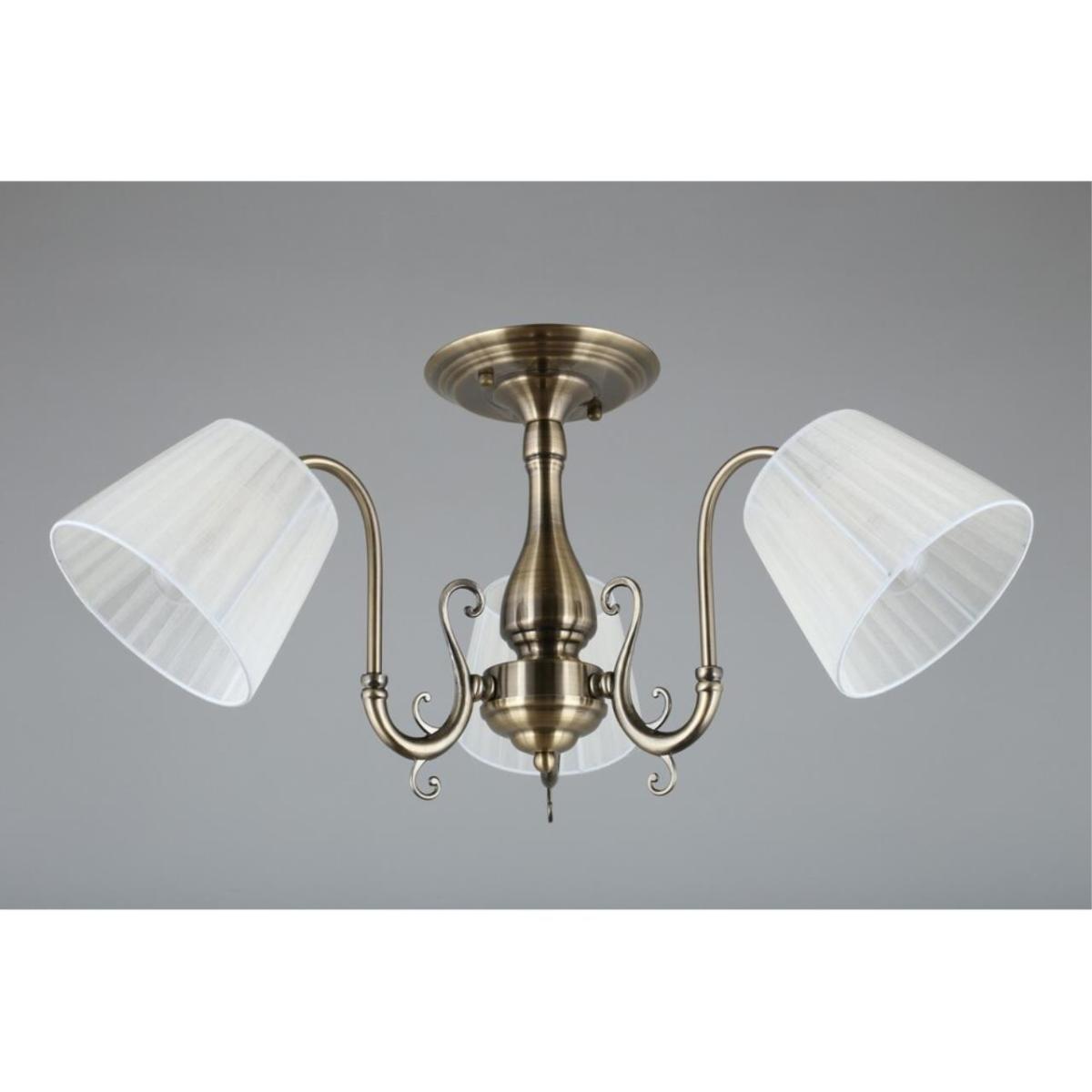 Потолочная люстра с абажуром из ткани Omnilux Leonessa OML-29117-03