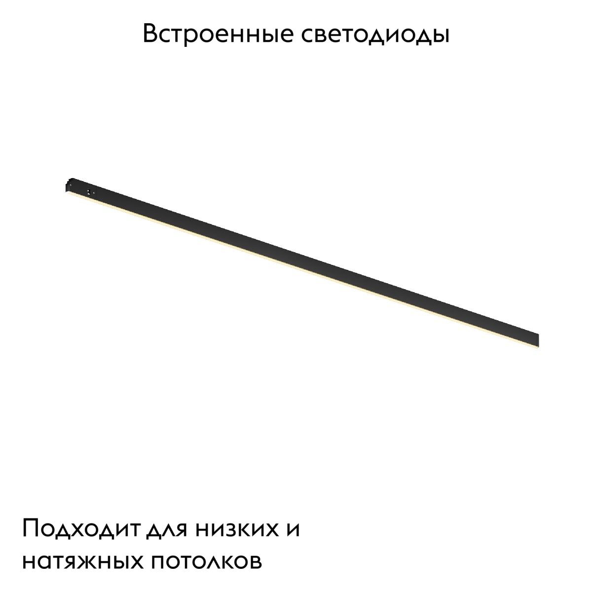 Трековый магнитный светильник Maytoni Basis TR190-1-10W2.7K-B