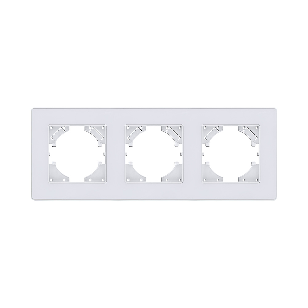 Рамка 3-постовая, белый Kollinger Eleganz Acryl EA3WH