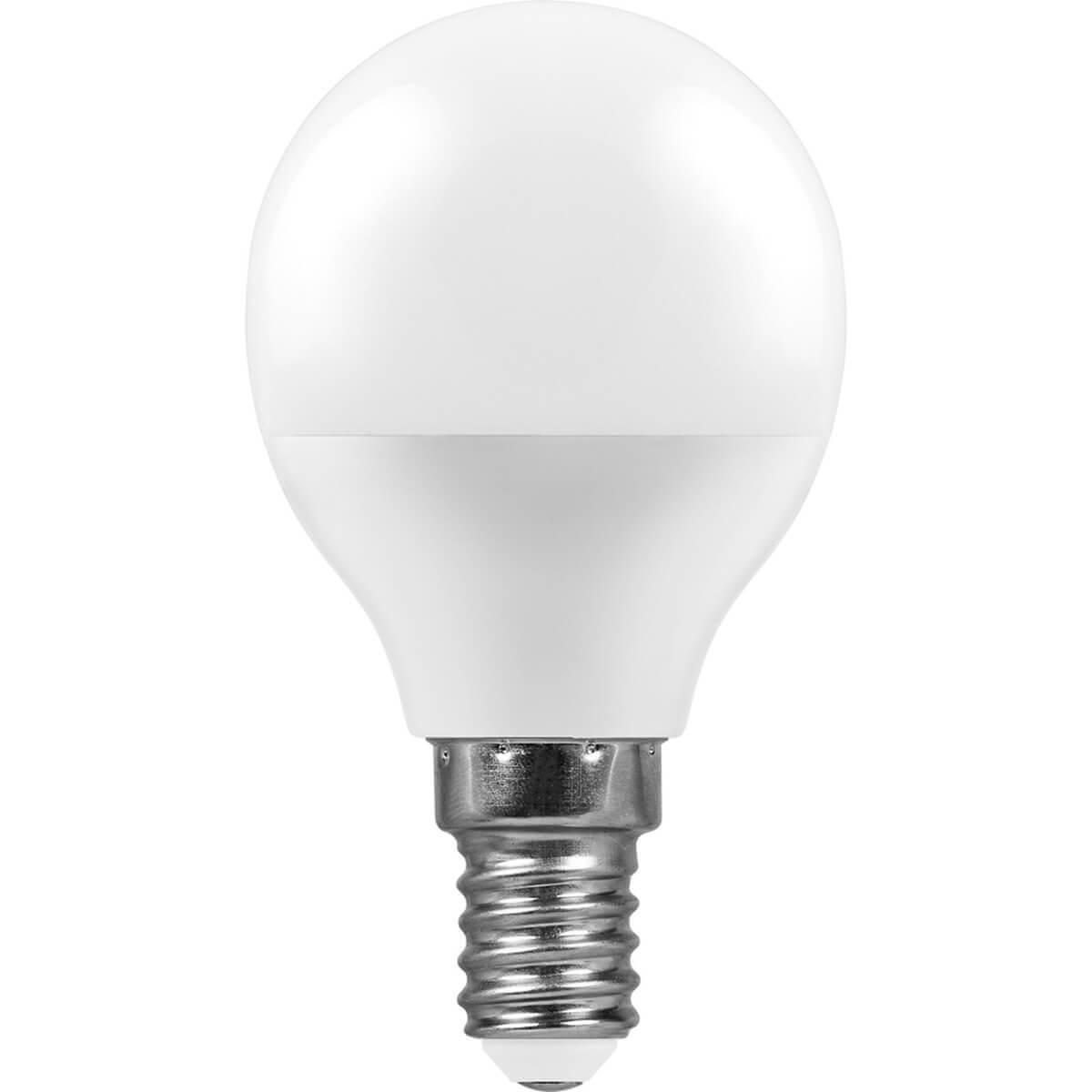 Лампа светодиодная Feron E14 7W 6400K Свеча Матовая LB-97 25477