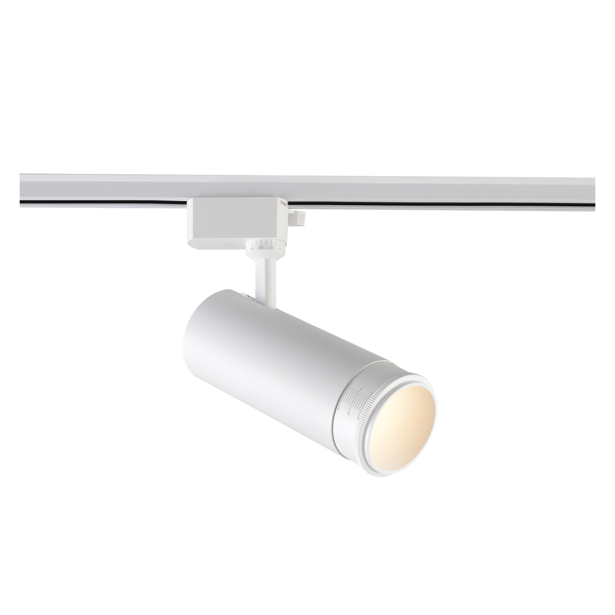 Трековый однофазный светильник Crystal Lux CLT 0.31 021 WH 3CCT ZOOM