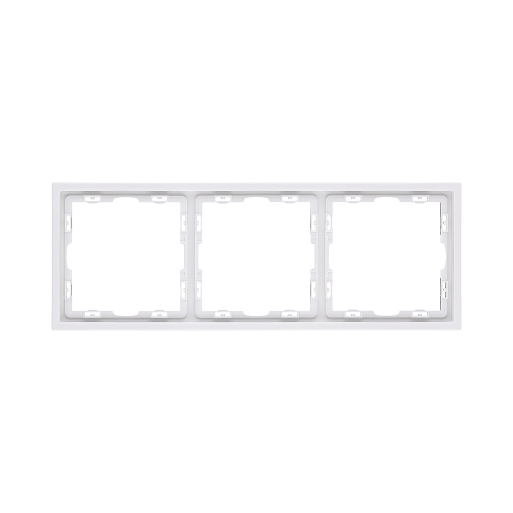 Рамка 3-постовая, белый матовый Kollinger Eclipse EC3WH