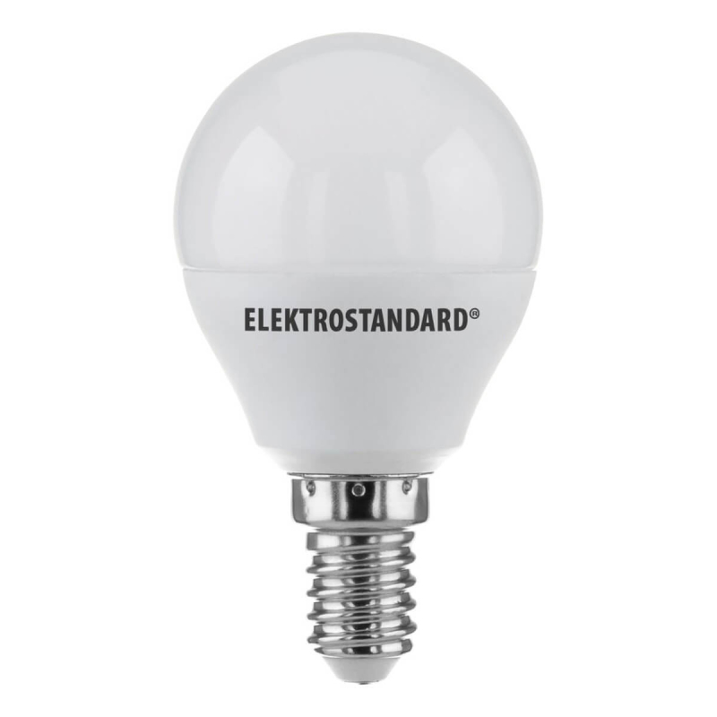 Лампа светодиодная Elektrostandard E14 7W 6500K шар матовый 4690389041556