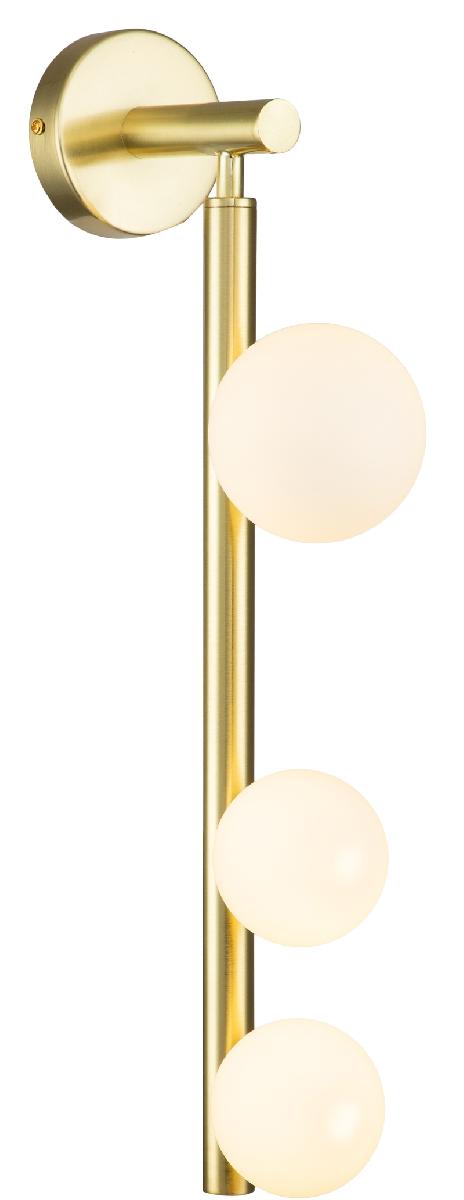 Настенный светильник Indigo Flusso 11025/3W Gold V000229