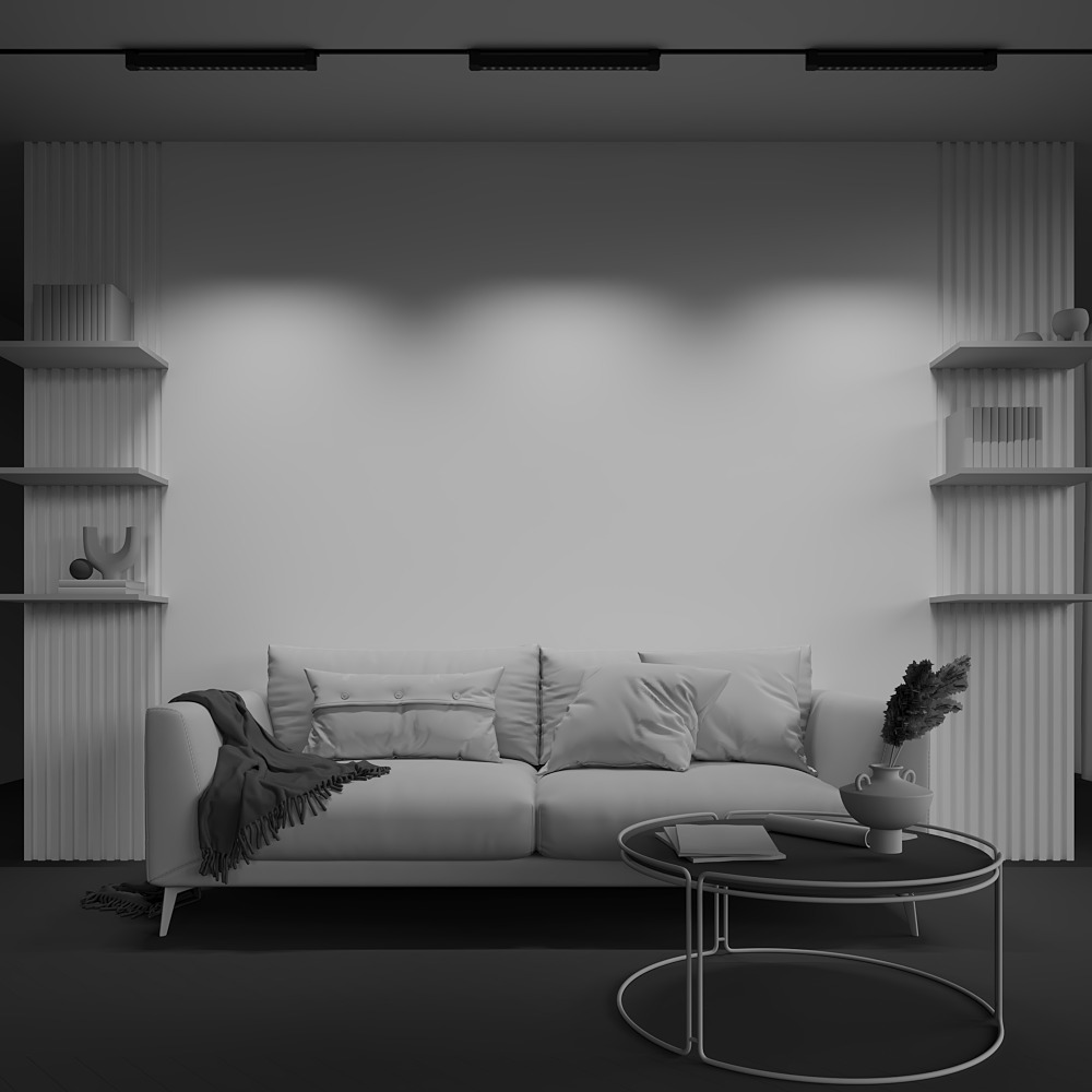Трековый однофазный светильник на потолок Maytoni Points Rot TR010-1-20W4K-M-B