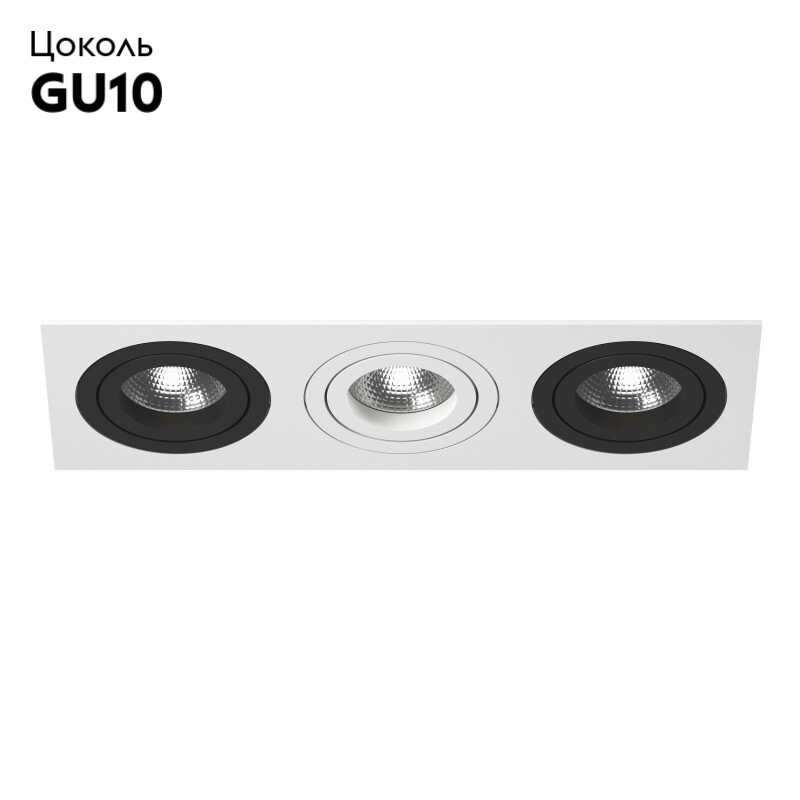 Встраиваемый светильник Lightstar INTERO 16 i536070607 (217536+217607+217606+217607)