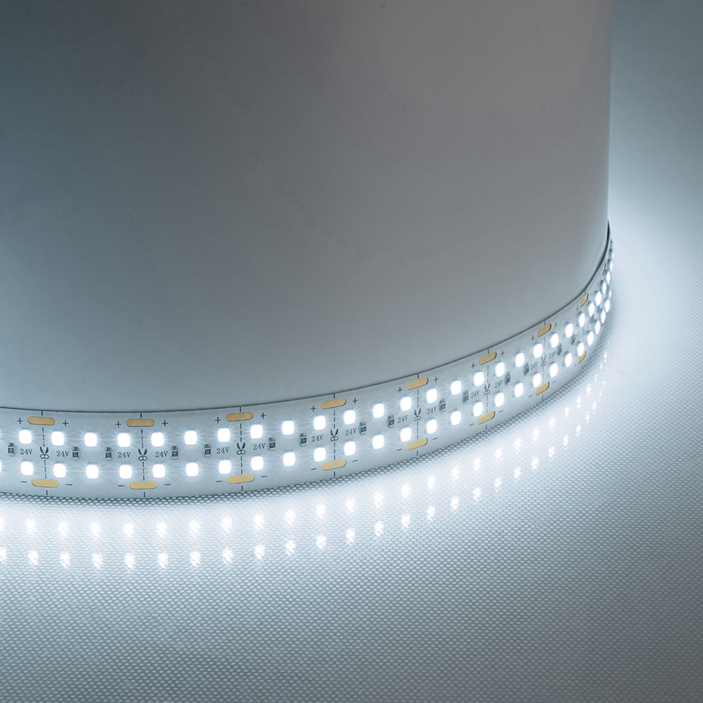 Светодиодная лента двухрядная Feron LS509 288SMD(2835)/м 30Вт/м 24V 6500К IP20 53477