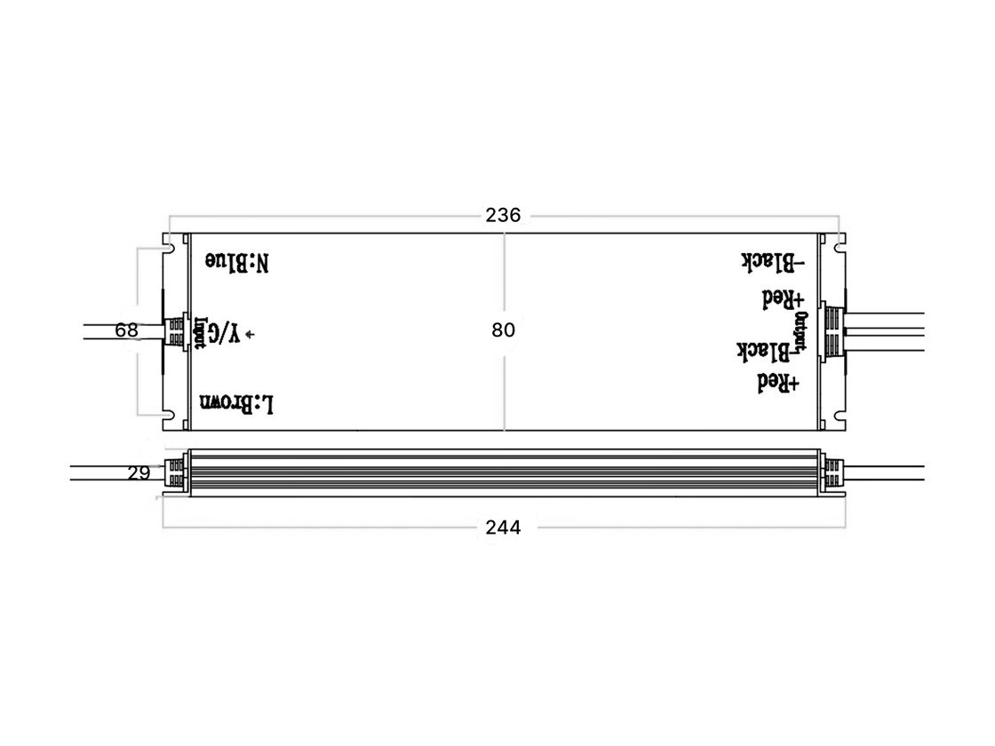 Блок питания SWG Standard 24 В, 380 Вт, IP67, MTPW2-380-24 0-00045143