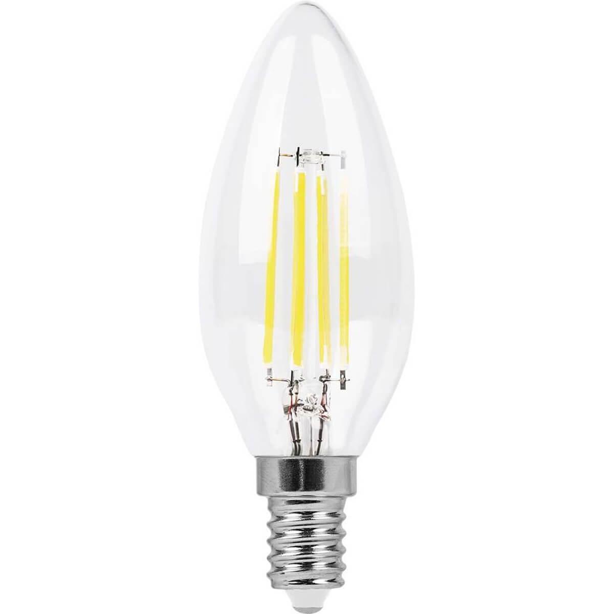 Лампа светодиодная филаментная Feron E14 11W 4000K Шар Прозрачная LB-511 38014