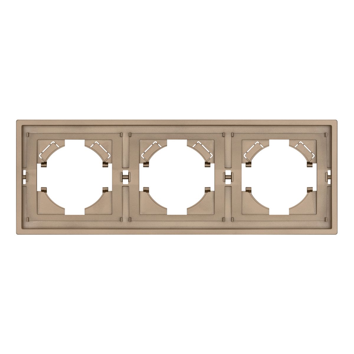 Рамка пластиковая на 3 поста Arlight FRM-TENDO-PL-3-GD 053846