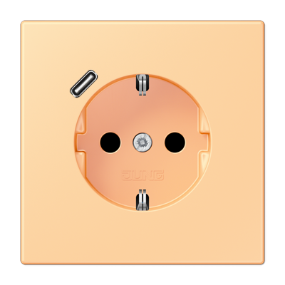 Розетка 2K+З USB Typ C Jung LC1520-18C258