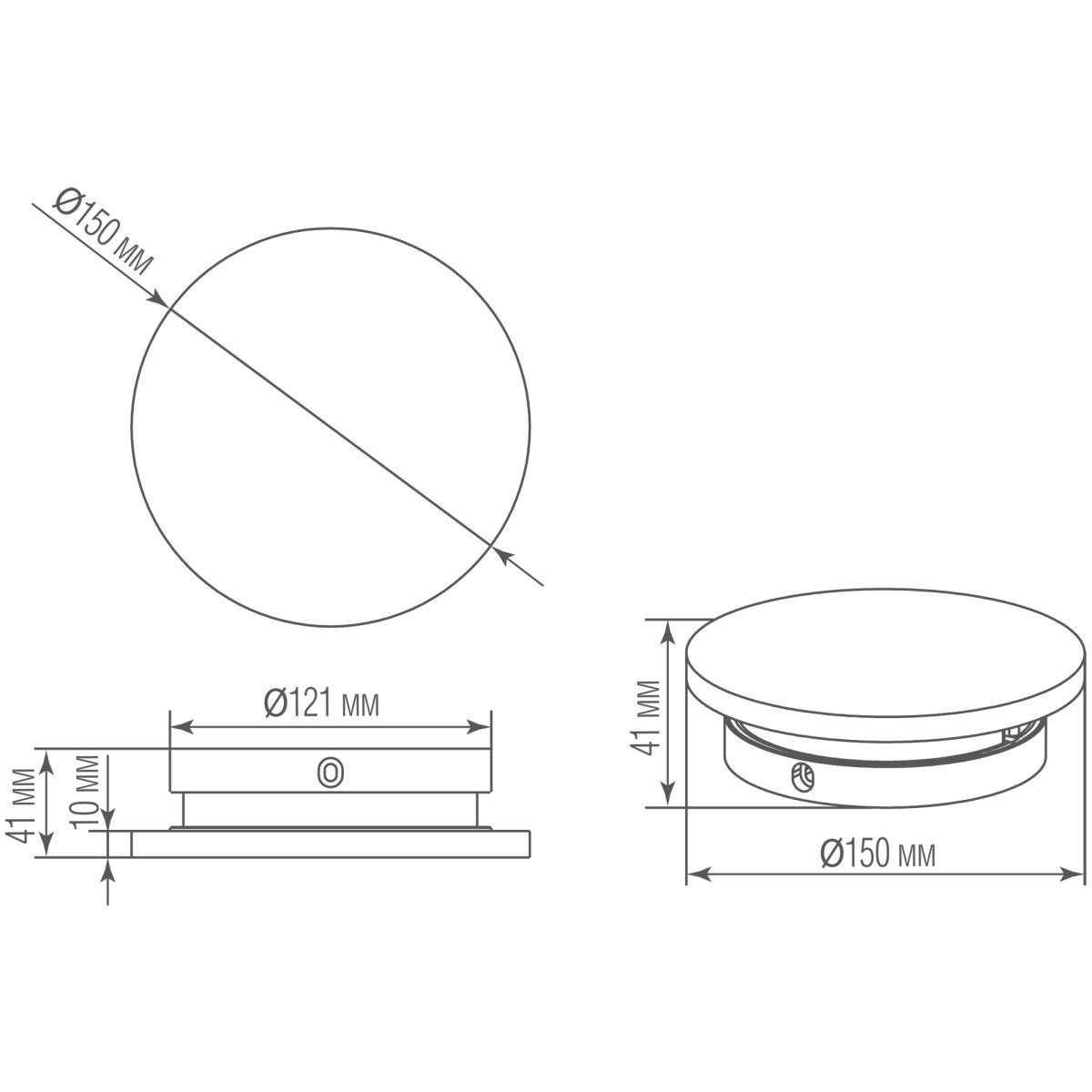 Настенный светильник Donolux Eclipse DL18840W12B
