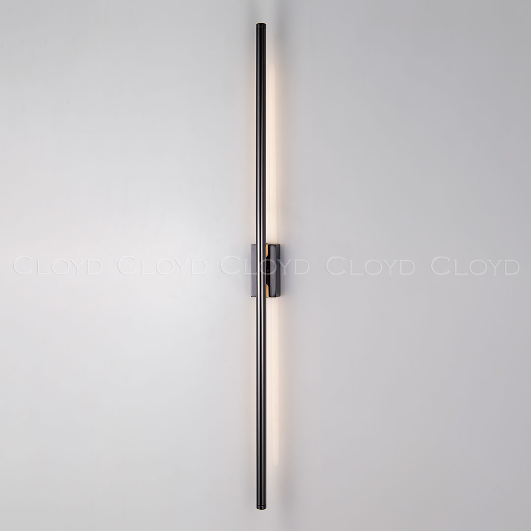 Настенный светильник черный Cloyd Lineas 20455