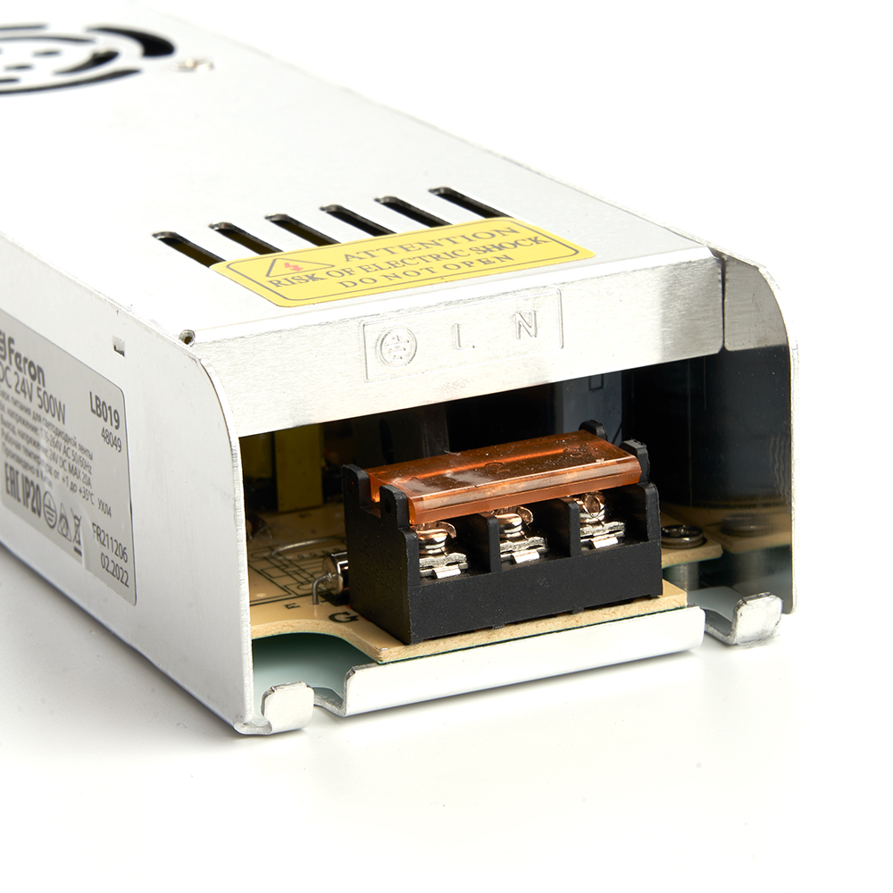 Трансформатор для светодиодной ленты Feron LB019 350Вт 24В IP20 48048