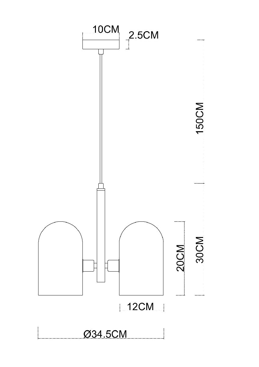 Подвесной светильник Arte Lamp Cassel A5454SP-3PB