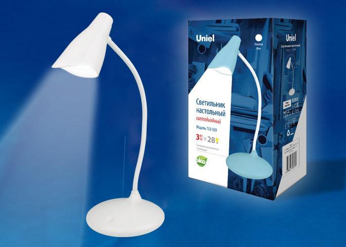 Настольная лампа (UL-00004141) Uniel TLD-559 Ivory/LED/280Lm/5000K/Dimmer