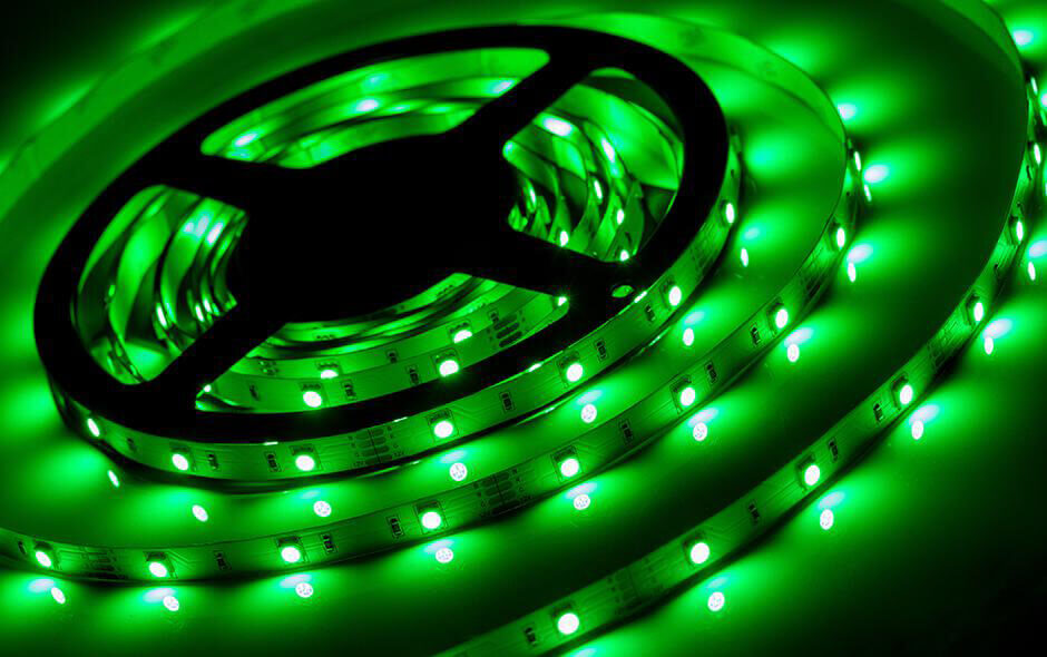 Светодиодная лента Arlight RT 2-5000 12V Green (5060, 150 LED, LUX) 010593