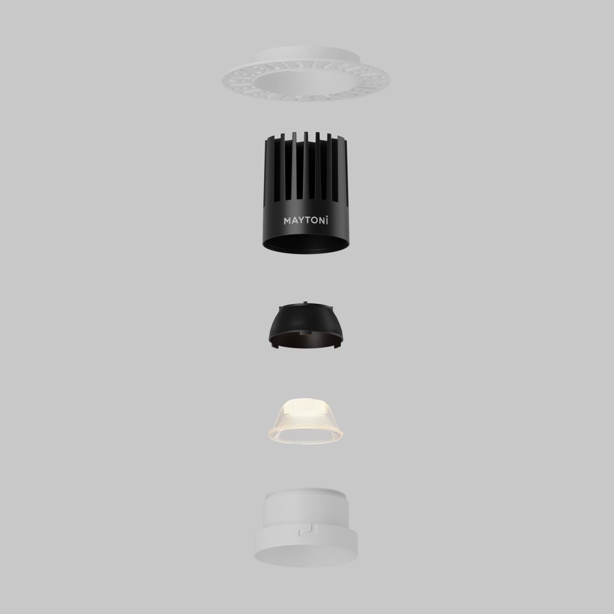 Встраиваемый светодиодный светильник Maytoni Dip DL121-15W-2.7K-TRS-W