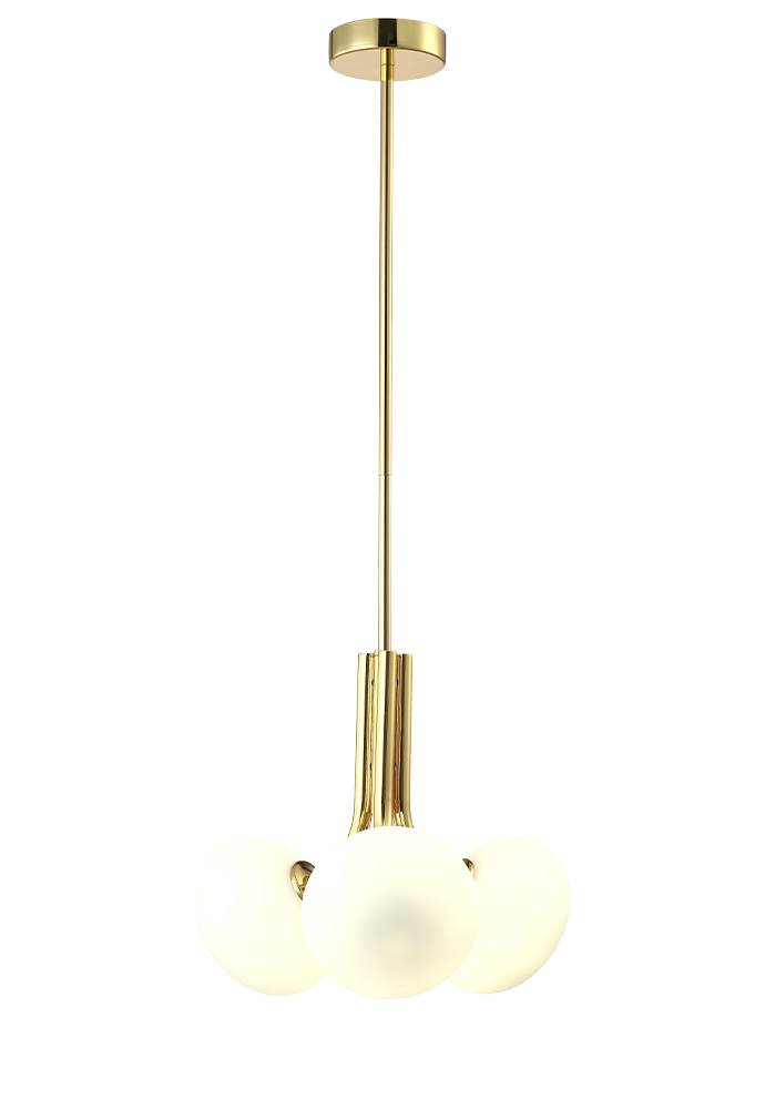 Подвесной светильник Crystal Lux ALICIA SP3 GOLD/WHITE