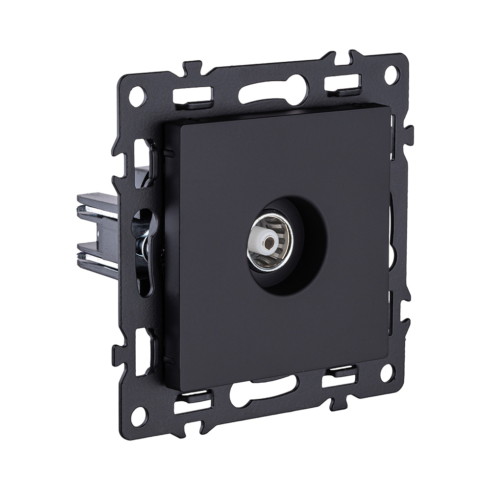 Розетка спутниковая SAT, черный Kollinger Asthetik AS-021BK