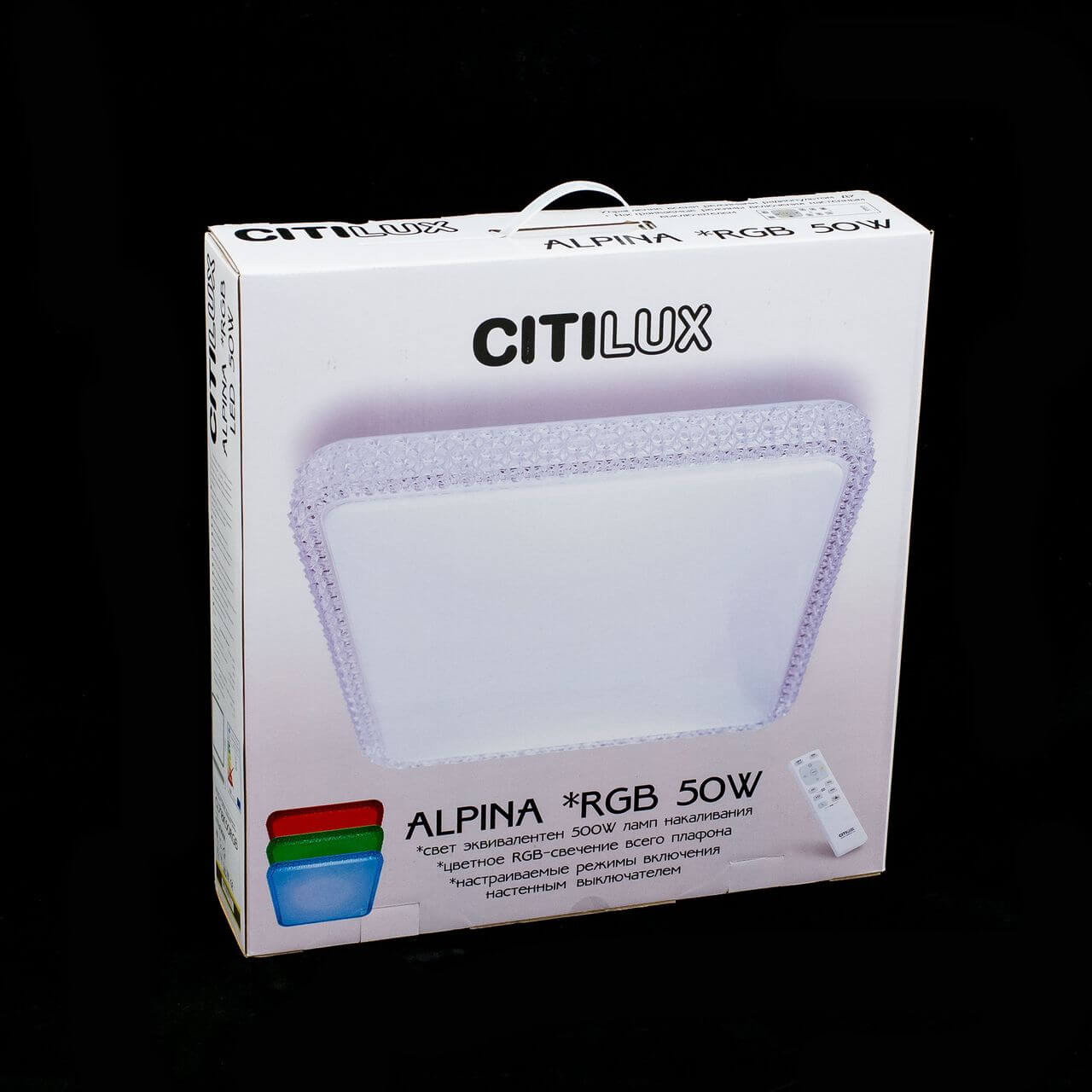Потолочный светодиодный светильник Citilux Альпина CL718K50RGB в #REGION_NAME_DECLINE_PP#
