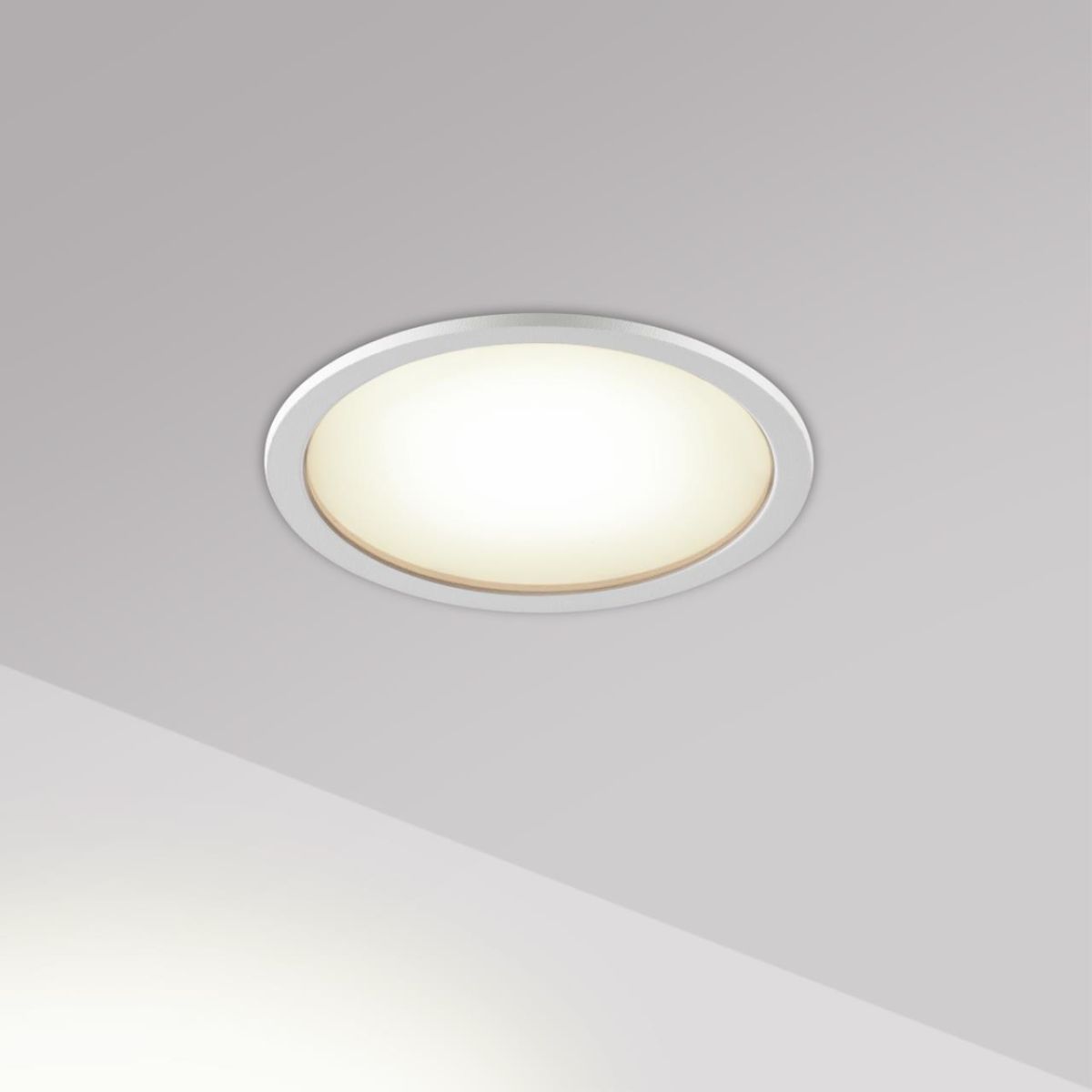 Встраиваемый светильник с переключателем цветовой температуры Novotech Wir Lante 359877