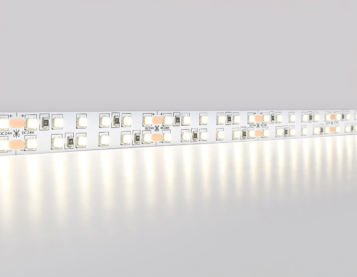 Светодиодная лента двухрядная Ambrella Light LED Strip 24В 2835 24Вт/м 4500K 5м IP20 GS3702