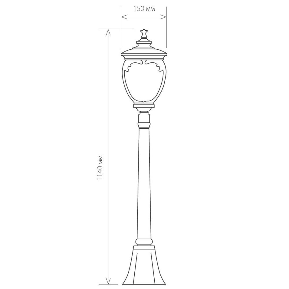 Уличный светильник Elektrostandard Andromeda F (GLYF-8024F) 4690389042683