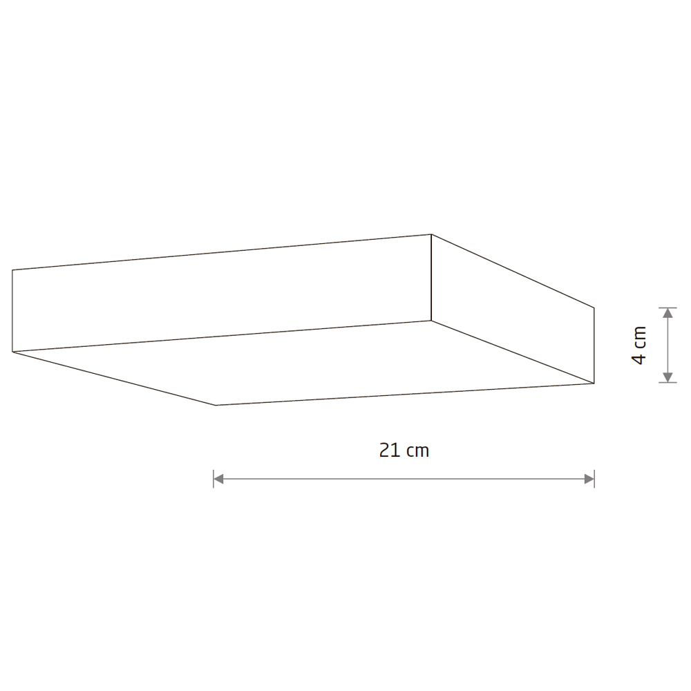 Накладной светильник Nowodvorski Lid Square Led Black 10435