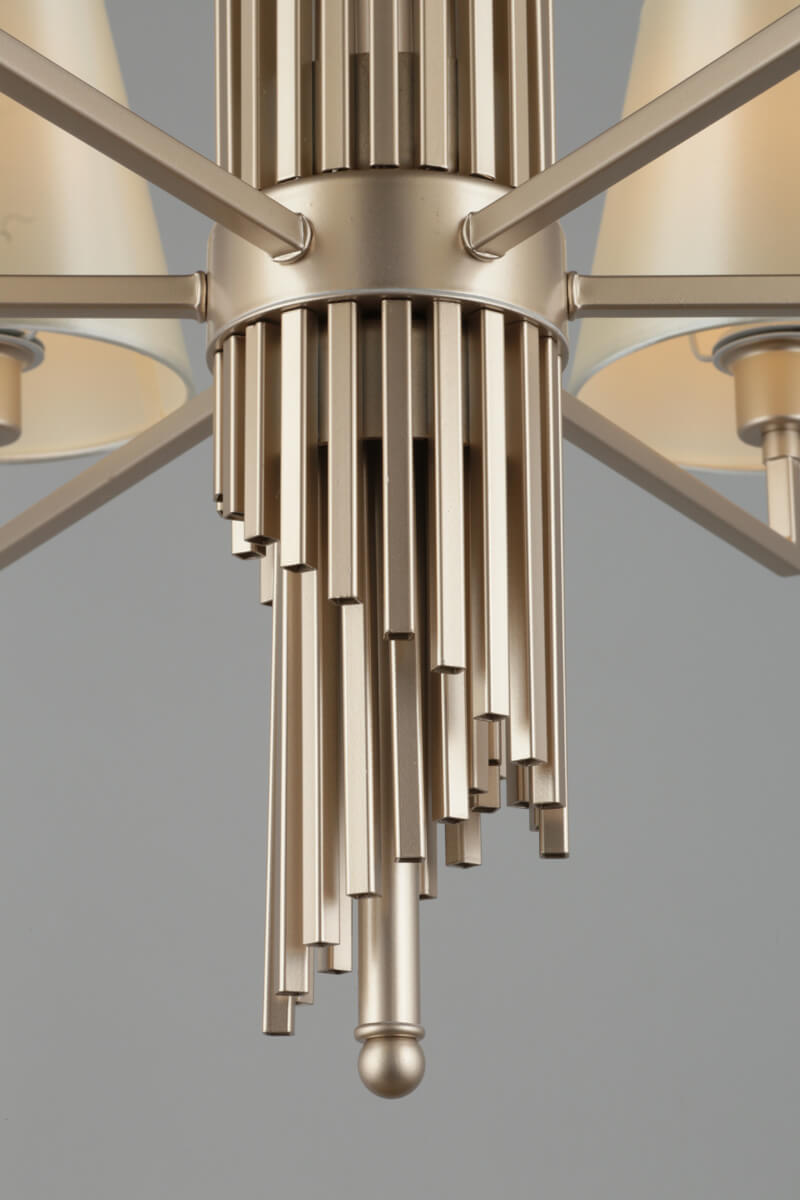 Подвесная люстра с абажуром из ткани Omnilux Porlezza OML-72203-06