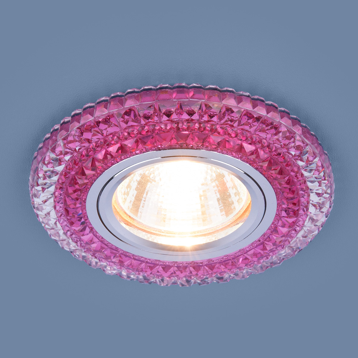 Встраиваемый светильник Elektrostandard 2193 MR16 CL/PK прозрачный/розовый 4690389098888