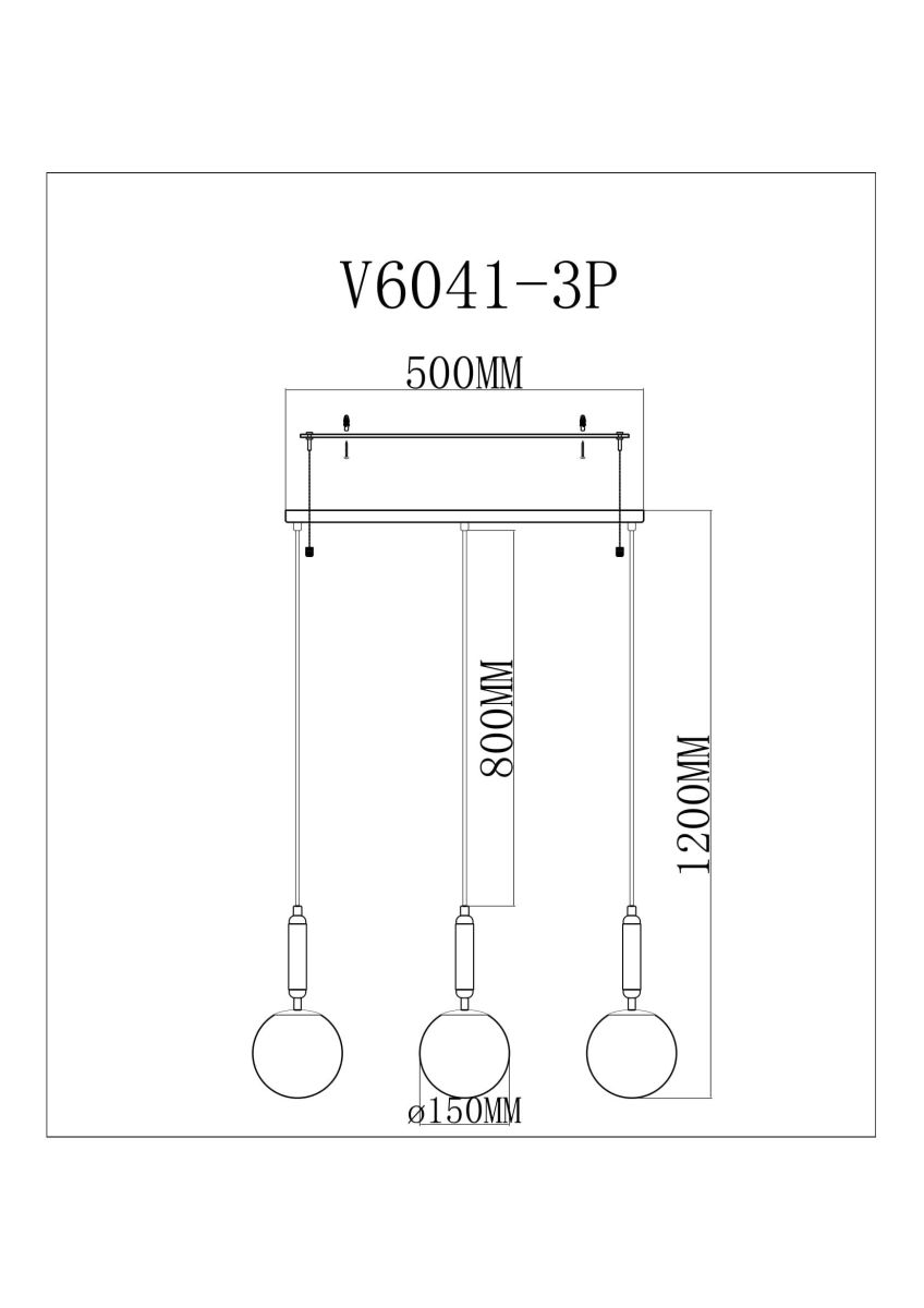 Подвесной светильник Moderli Scrumbel V11566-3P