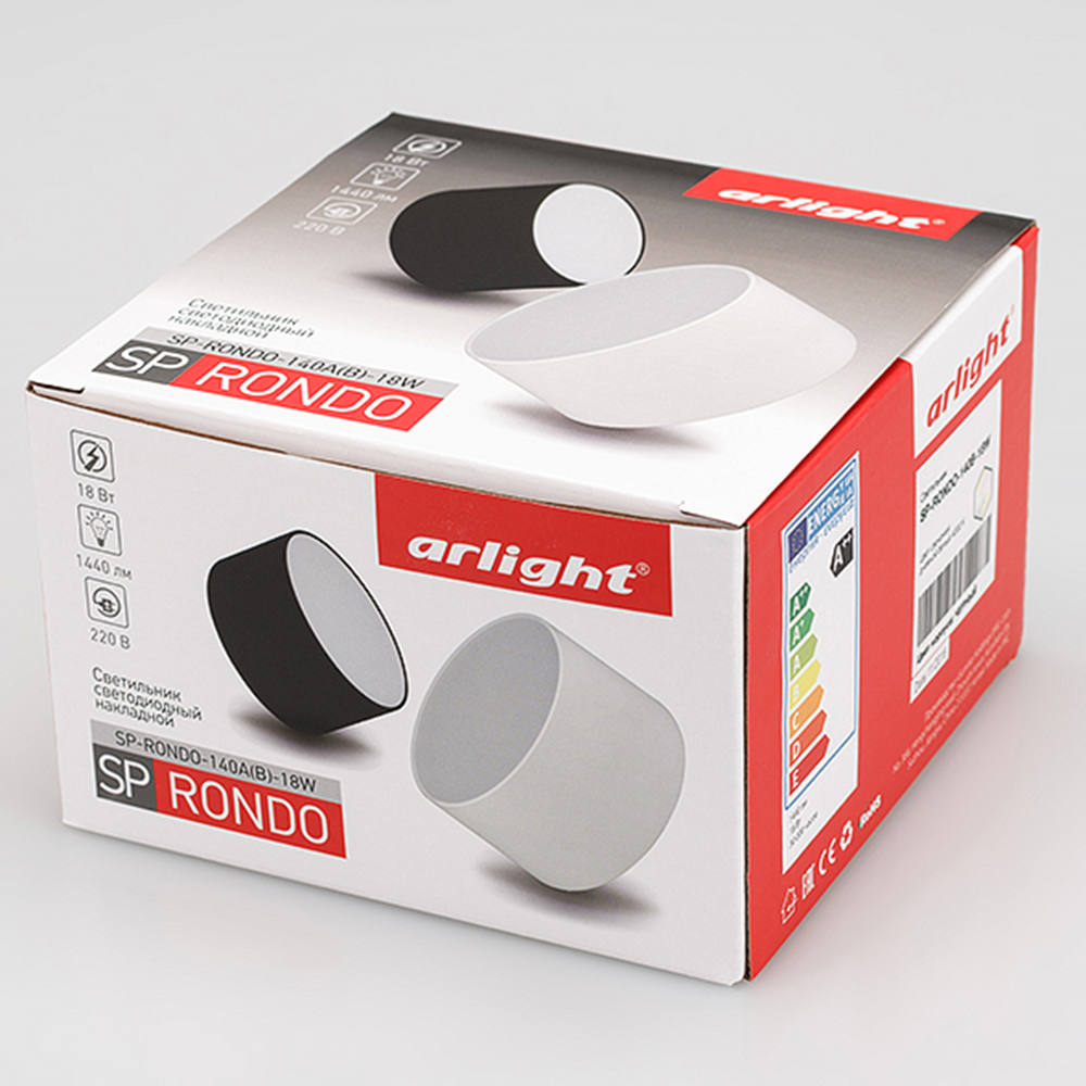 Накладной светильник Arlight SP-RONDO-140B-18W Warm White 022903