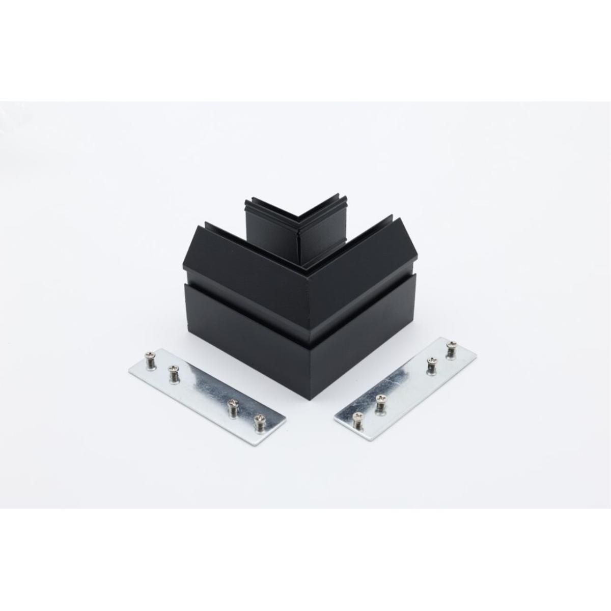 Соединитель шинопровода угловой плоский для натяжного потолка Aployt Magnetic track 220 APL.0284.00.04