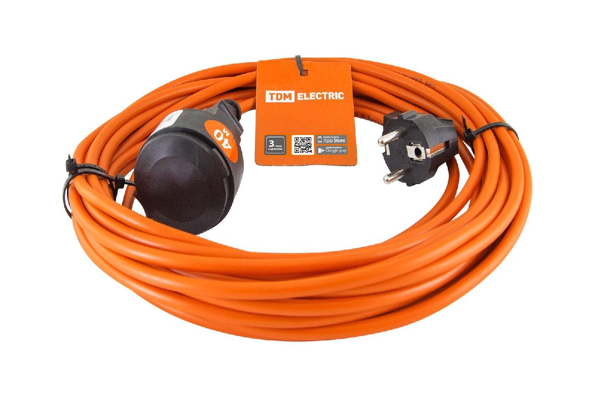 Удлинитель-шнур силовой УШз16 TDM Electric SQ1301-0618