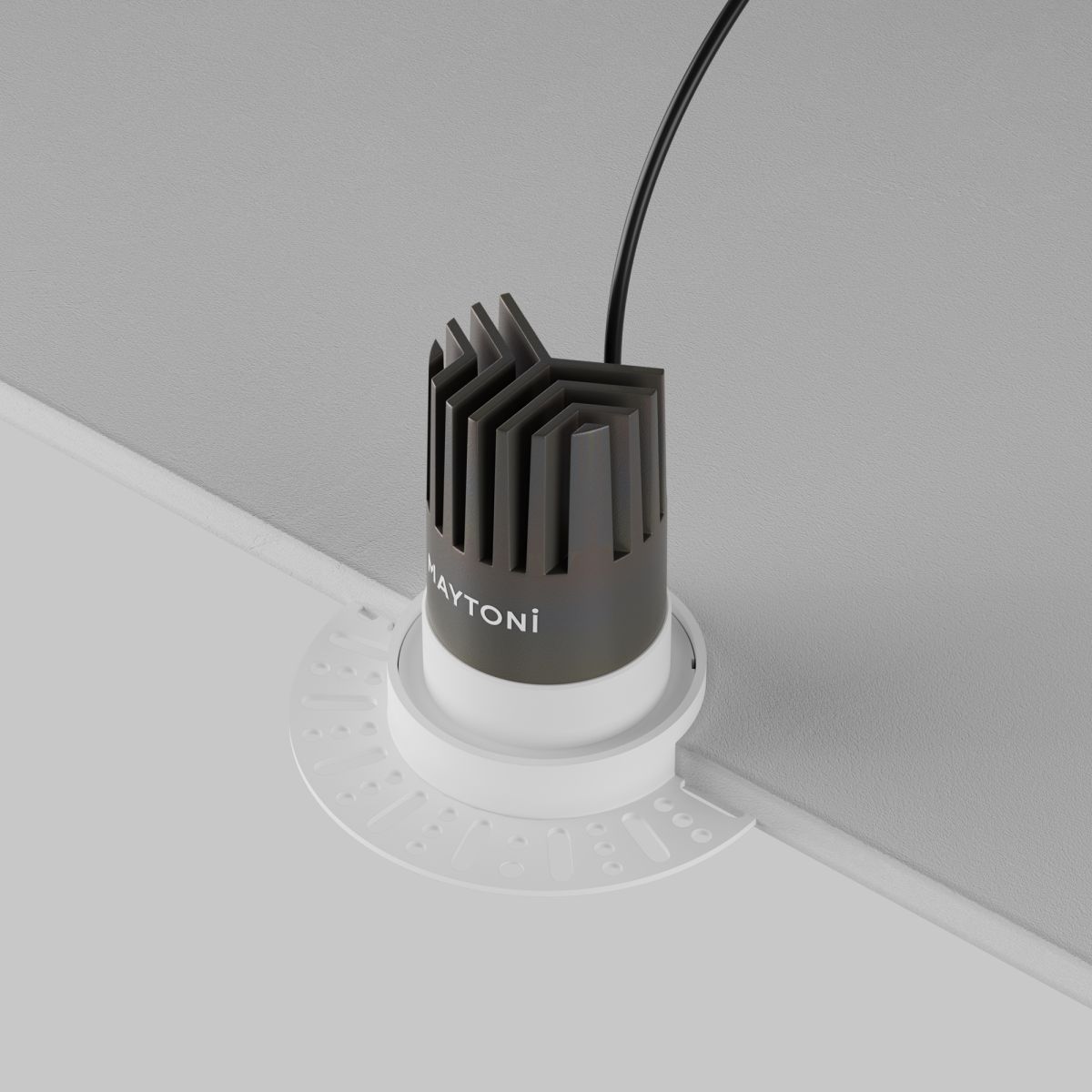 Встраиваемый светильник Maytoni Technical Dip DL119-10W-3K-TRS-W