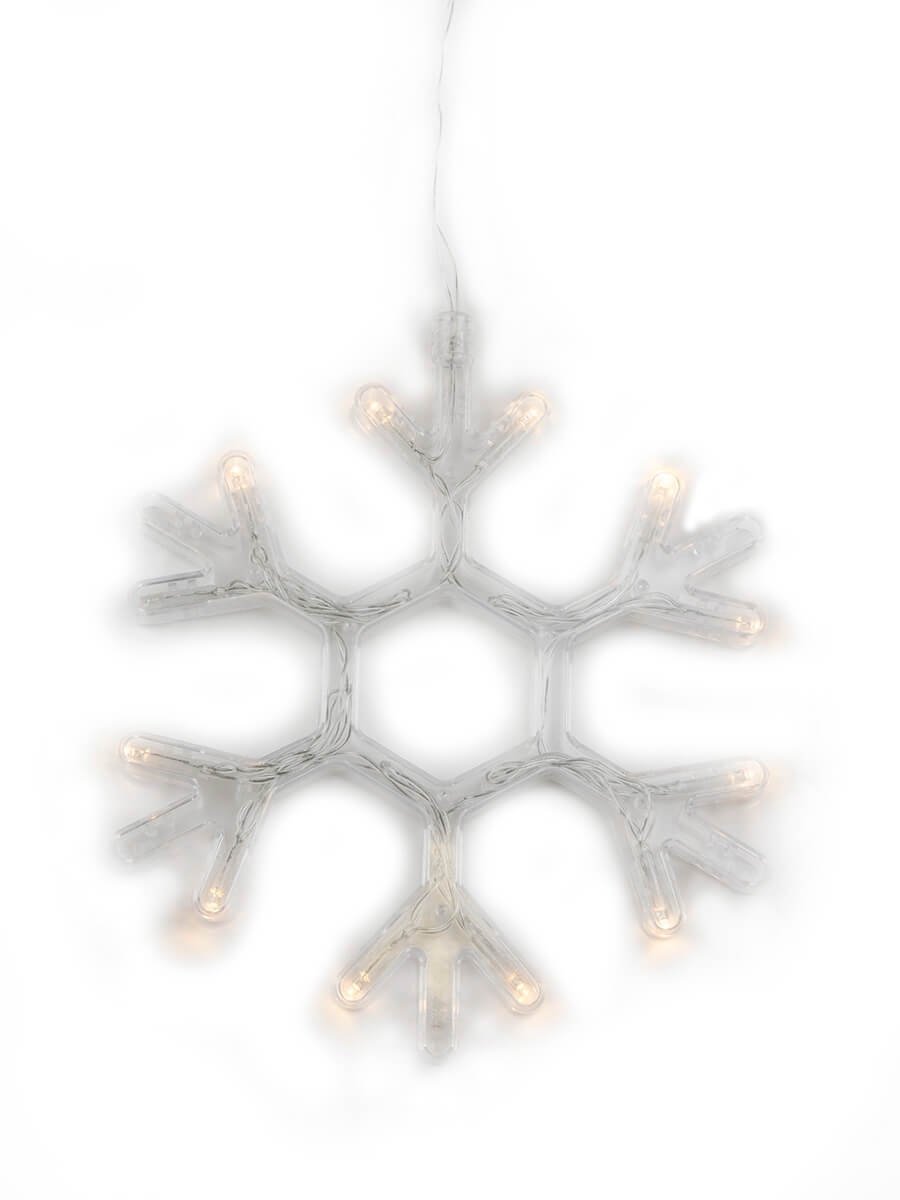 Подвесной светодиодный светильник «Снежинка» Uniel (UL-00007251) ULD-H1819-012/STA/3AAA Warm White IP20 Snowflake